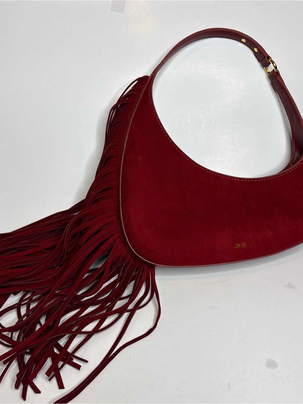 JW PEI Red Fringe Shoulder Bag